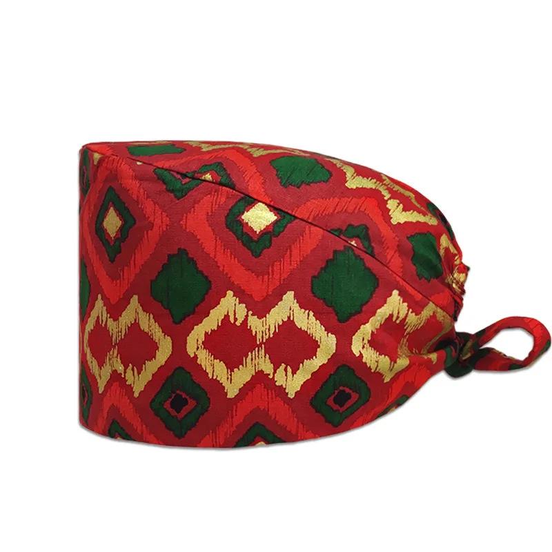 Cartoon Print Spa & Nurse Surgical Cap