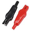 20A Elektrische Messleitungen mit isolierten Klemmen (Rot/Schwarz 2 Stück)