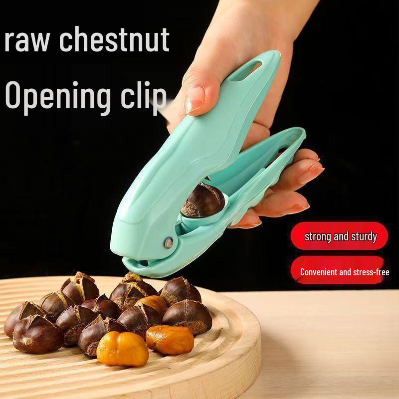 Chestnut Opener & Sheller: Household Cross-Mouth Scissors for Peeling and Clipping Chestnut Skins