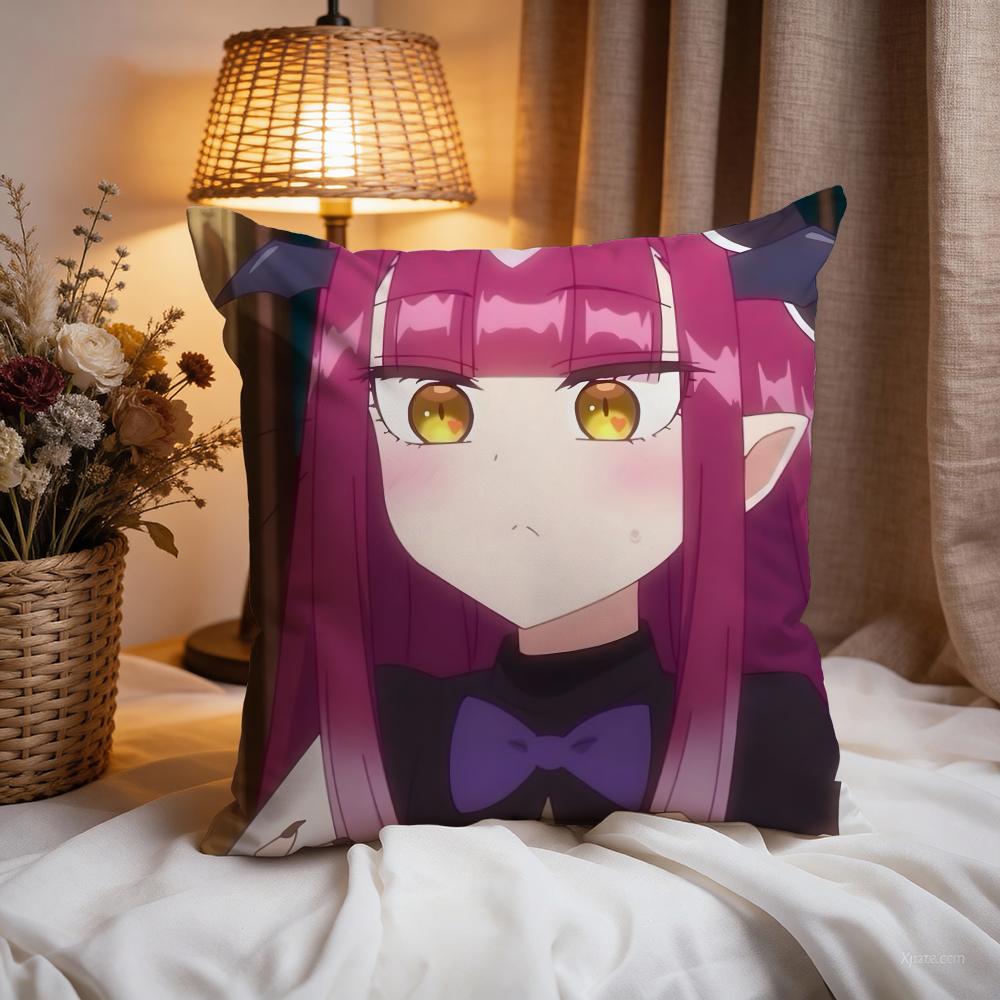 Sleepy Princess Demon Castle Cushion Cover Premium Comfort Reversible Pillow Cove -Two in One Design for Any Room & Car Interior