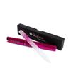 Professional Crystal Glass Nail File with Etched Glass Nail File for Manicure G.Liane Case, Double-Sided (Rainbow Pink)