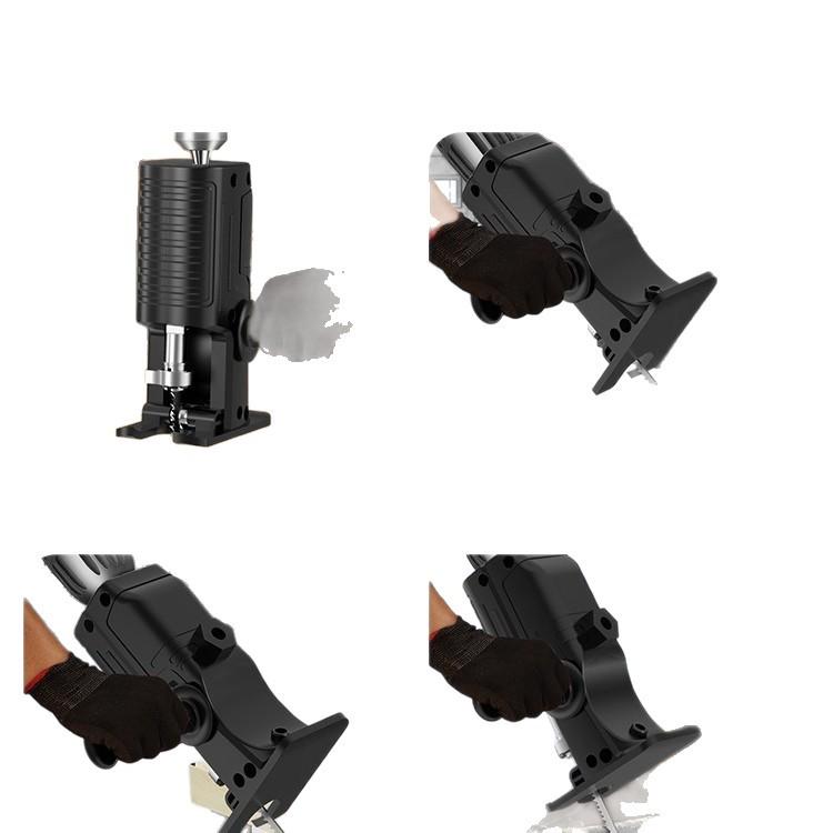 Electric Drill to Chainsaw Conversion Head: Handheld Reciprocating Saw for Woodworking and Jigsaw.