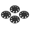 4 szt. Pokrowce na obręcze kół 15 cali Stylowy wygląd Ochronne Czarne Wytrzymałe Kołpaki Pokrowce na koła do Większości Samochodów Ciężarowych Vanów