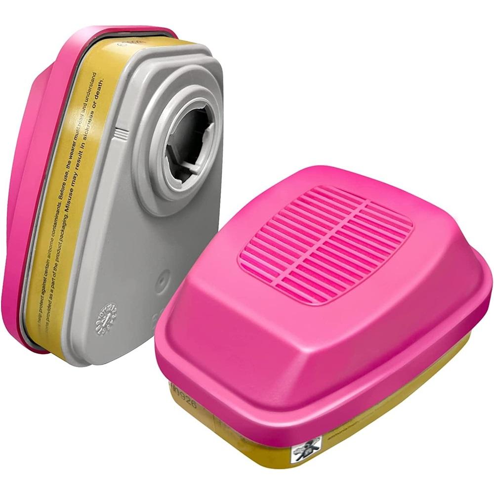 

60926 Сменные фильтры для респиратора, Химические фильтры от органических паров, Совместимые с респираторами 6200, 6800, 7502, 7503