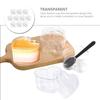 Disposable Pudding Cup Heart Shaped Plastic Ice Cream Dessert Jelly Cups Appetizer Bowls Trifle Bowl Food Container 150ml 10Pcs
