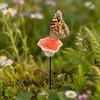 Pollinator Waterer for Insects Ceramic Bee Watering Station, Handmade Colorful Flower Bath, Garden Mini Station Water Dish Bees