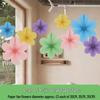 Spring Atmosphere Gold Shop & Mall Rooftop Jewelry Store Aerial Pendant Flower Hanging Decoration for Kindergarten