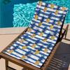 Coperta Telo Microfibra Leggero Asciugatura Rapida con Strisce di Ananas Frutta Estiva per Spiaggia Piscina Palestra Nuoto Bagno, Viaggio Vacanza