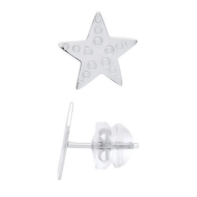 Earrings - LÉA &; ARTHUR - STARFISH - 375 White Gold - Stroller System - Children's Jewelry