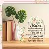 2D Flat, Heart-Shaped Acrylic Desk Decor Plaque, Ideal Gift for Birthdays, suitable for wall decoration, porch, room, villa, accents Home, Hallway, or