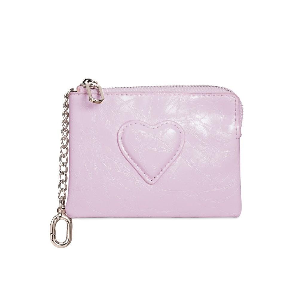 Fashion Leopard Print Coin Purse PU Leather Zipper Card Holder Heart Shaped Mini Card Wallet Travel