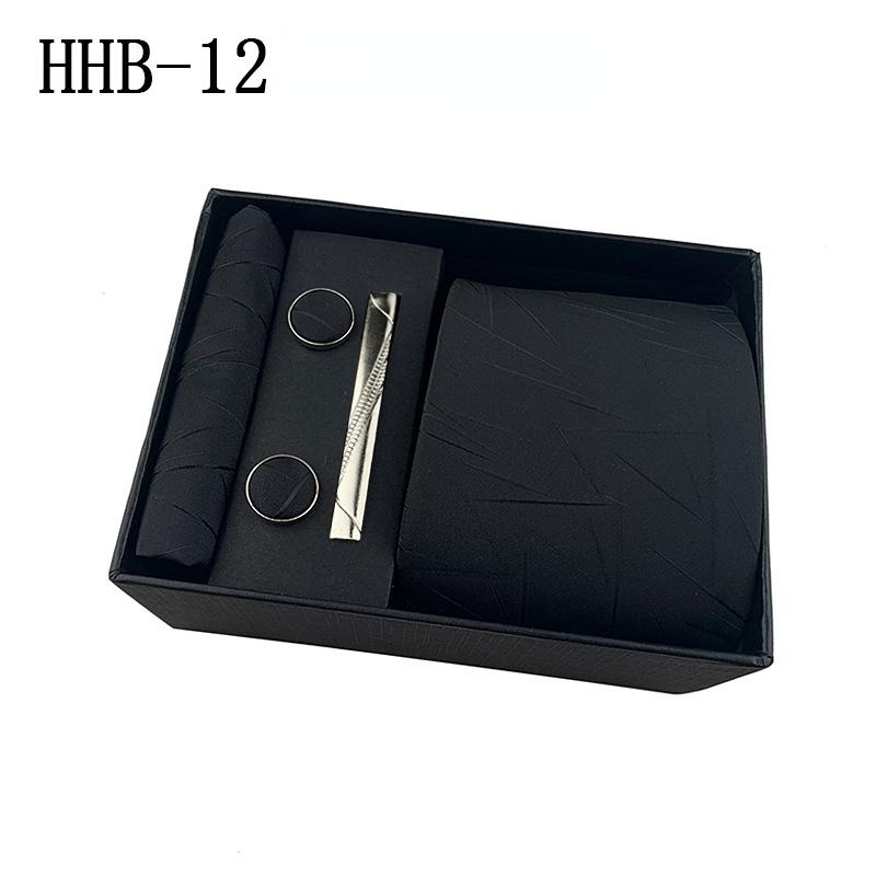 Cozy Up 5-piece Set Paisley Men's Tie Gift Box Including Tie Square Cuff Tie Clip Gift Box Business Casual Suit