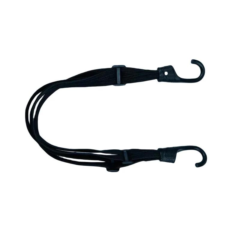 Curele pentru cască de motocicletă 60CM Accesorii pentru motociclete Cârlige pentru bagaje Coarda elastică retractabilă Curea fixă ​​pentru cască de motociclete Plasa de bagaje