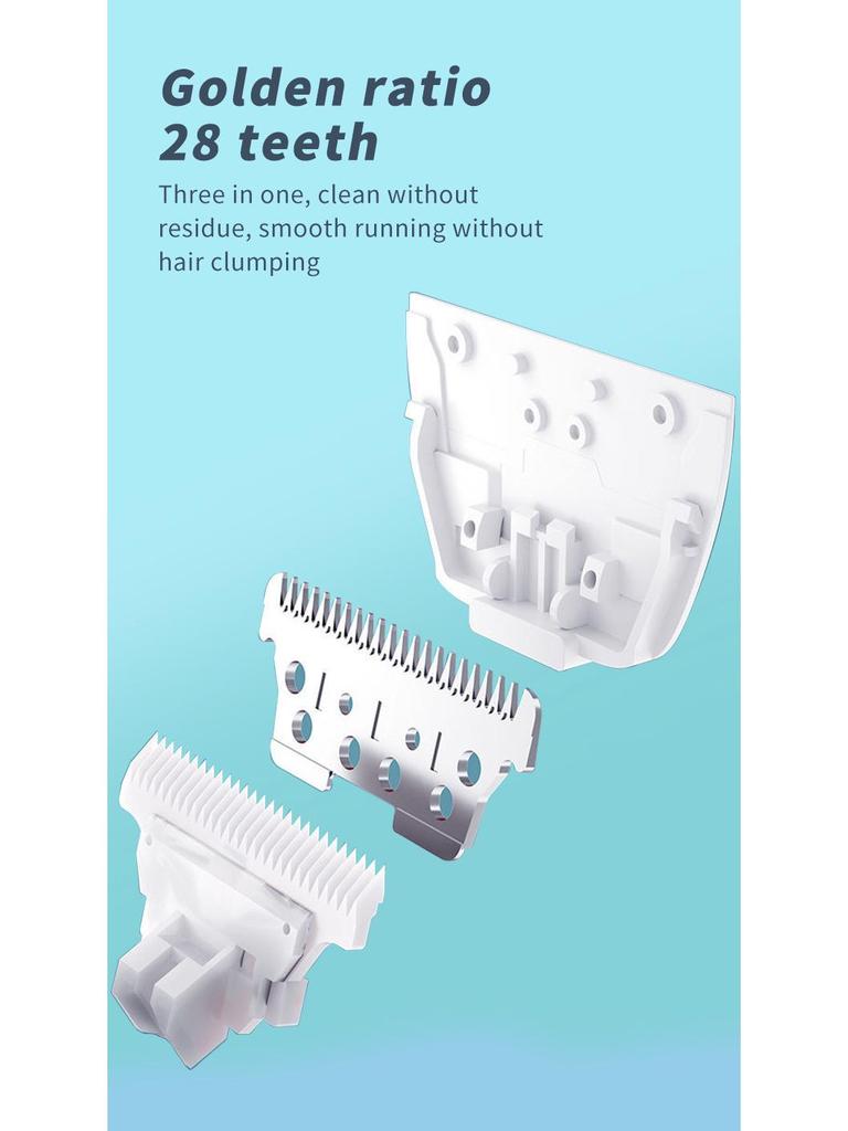 Rechargeable Silent Baby Hair Clipper for Newborns