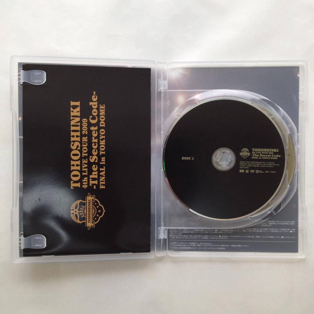 TOHOSHINKI 4. TRASA KONCERTOWA 2009 -The Secret Code- FINAŁ W TOKYO DOME (płyta DVD)