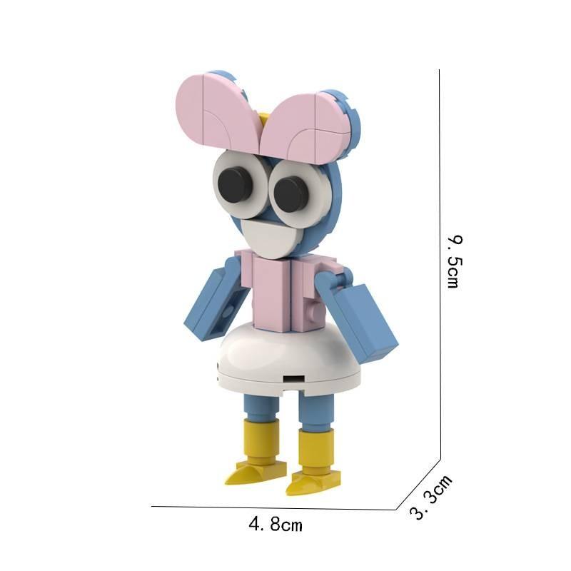 World Dandys Building Block Toy Cartoon Animation Children Dolls Assembling