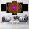 Colorful flower painting 5 Piece HD Wallpapers Art Canvas Print modern Poster Modular art painting for Living Room Home Decor