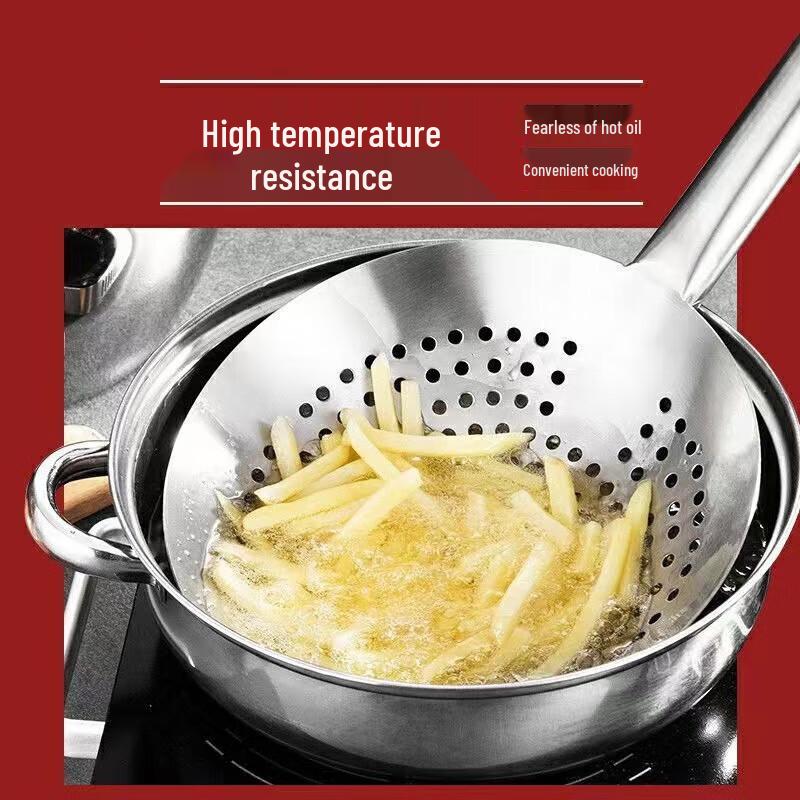 Churong Thickened Stainless Steel Deep Fry Skimmer