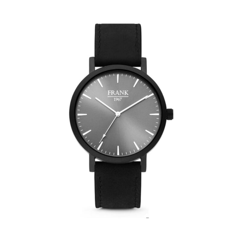 [Frank 1967] Natural Leather Men's and Women's Analog Wristwatch