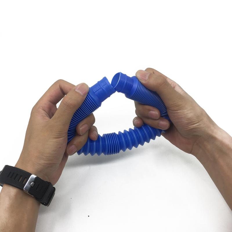 Kinder Entlüftung Dekompression Spielzeug Farbige Teleskopröhre Lustige Wasserpfeife zum Stressabbau Geburtstag