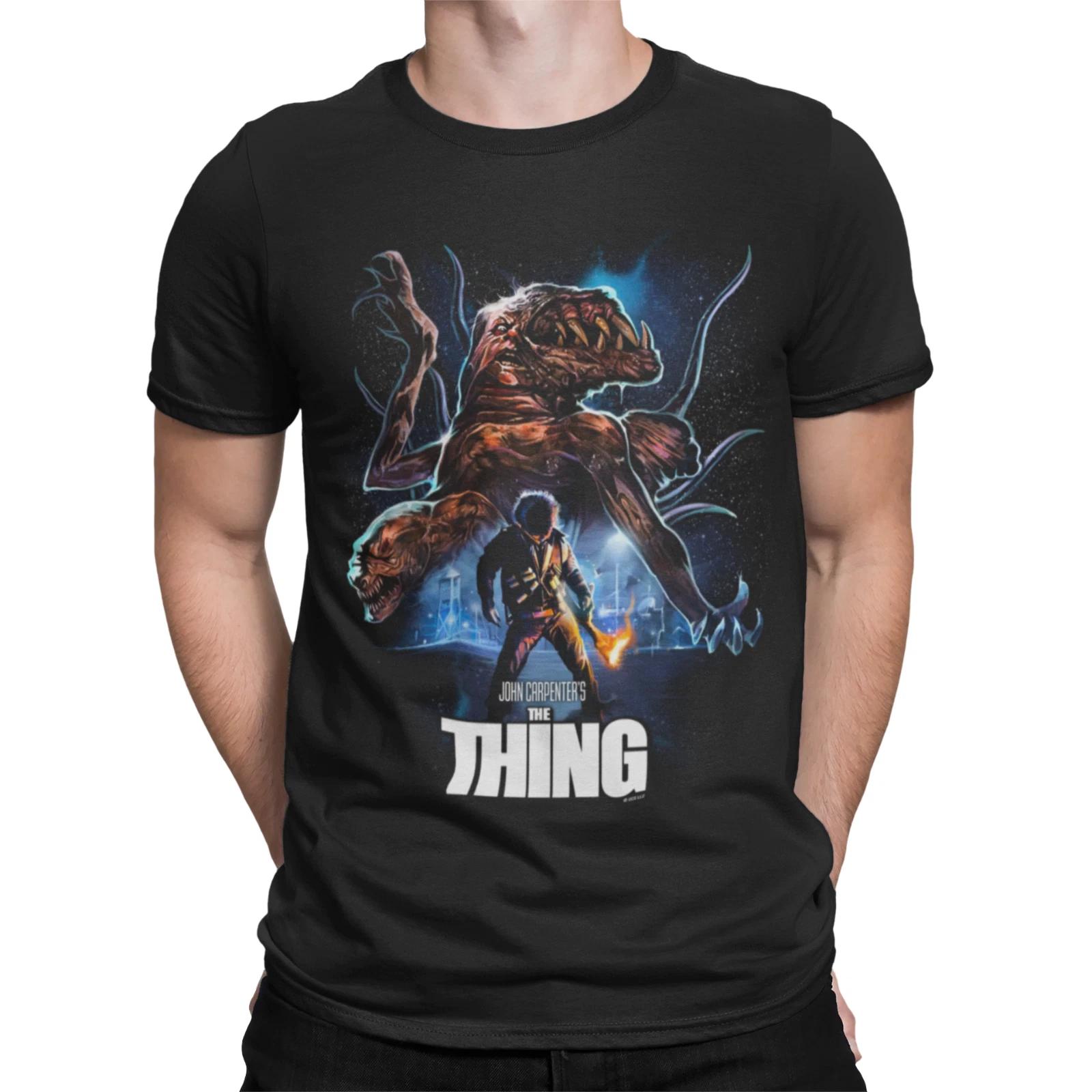 the thing horror Christmas birthday sci fi film movie t shirt 3XL