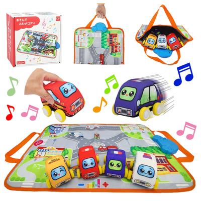 Smiim und Lacksicherheit Geburtstagsmini mit Aufbewahrung 1 Jahr 2 Jahr 3 Jahr Lernbaby [Materialien geprüft] Geschenk, Baby, Stoffauto, Spielzeug, Tasche, Auto,
