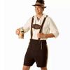 2023 New Mens Oktoberfest Leather Pants German Bavarian Oktoberfest Party Costume