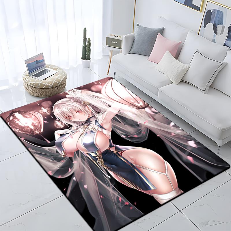 Sexy Girls Printed Carpet Living Room Home Decor Sofa Table Rug Anti Slip Chair Cushion Lounge Mat Large Rug Picnic Camping Yoga