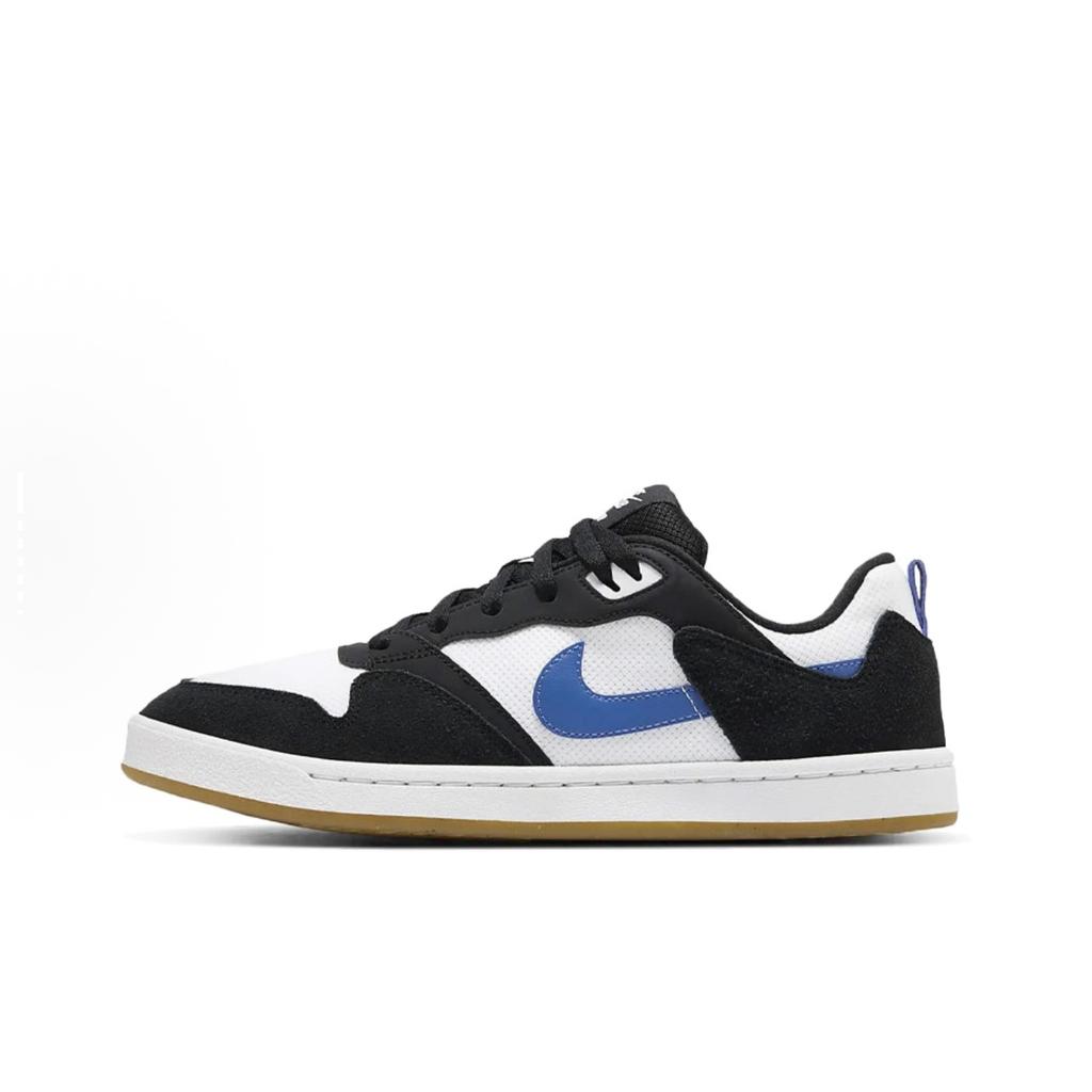 Nike SB Alleyoop Abrasion Resistant Abrasion Resistant Low Top Skateboard Shoes Men's Black White CJ0882-104(team--)-Random Packaging Bags