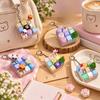 Cat Paw Keycap Fidget Keychain Christmas Snowman Fidget Button Keycap Pendant  Office