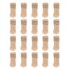 20PCS Chair Leg Covers Acrylic Silicone Double Layer Elastic Furniture Legs Floor Protectors
