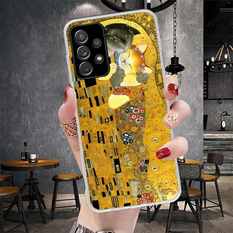 Kiss by Gustav Klimt Desig Soft Phone Case For Samsung Galaxy S22 S23 S24 S25 Edge S26 Ultra S20 FE S21 Plus + Fundas Coque Gala