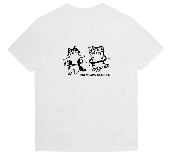 Camiseta Estampada con Nuevo Diseño de Verano Adecuada Tanto para Unisex Como para Unisex Hecha de Algodón Puro Moda y Versátil Camiseta