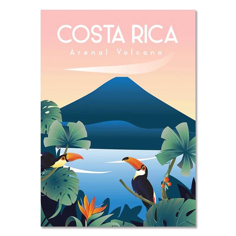 Morocco Landscape Poster Paris New York City Travel Canvas Painting Modern Wall Art Modular Print Pictures Aisle Home Decoration