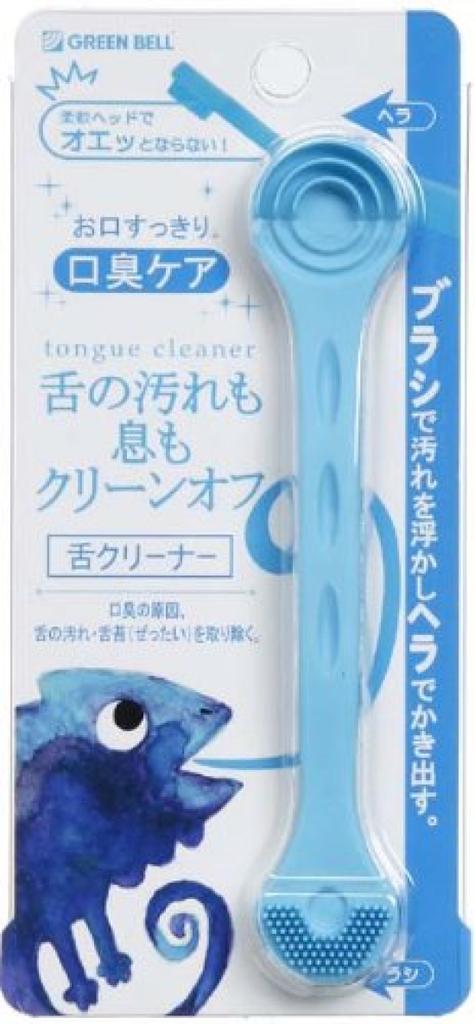 Tongue Cleaner Brush Spatula Type & (Mint) G-2184