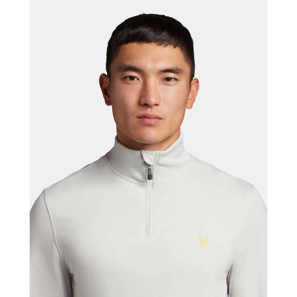 Lyle & Scott Tonal Eagle Half-Zip Sweater
