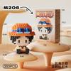 *Anime Building Block Chopper Buggy  Assembly Micro Building Block Zoro Robin Character Model Mini Bricks Figure Toys For Gift