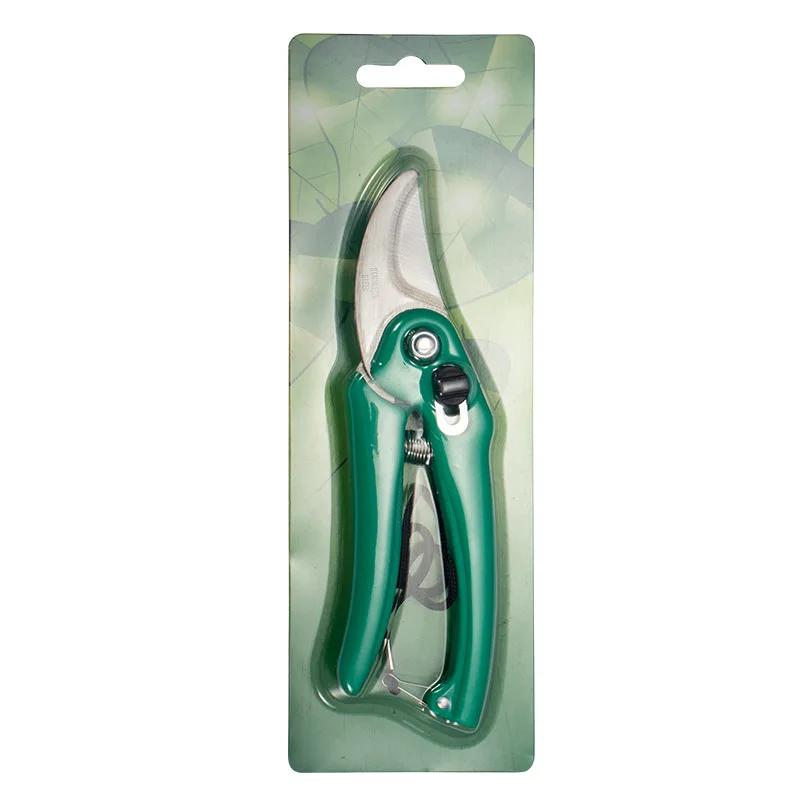 

Curved Stainless Steel Sharp Blade Bypass Pruning Shears PP Handle Precision Garden Scissors For Bonsai Plants Vegetable Flower зелёный