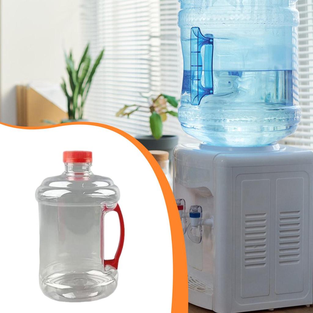 Reusable Water Bottle Jug 1.5L Easy Grip Carry Empty Versatile with Screw Cap Bucket for