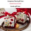 24/12pcs, Deluxe Flower Candy Box, Wedding Candy Box, 2.75x2.75in, Chocolate, Engagement, Party, Party, Christmas Halloween