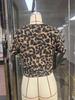 2026 Slim Leopard Print Women's T-shirt - Hot Girl Style, Versatile Short Top