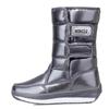 Fashionable Winter Snow Boots Thickened Warm Boots Women's Cotton Shoes Middle Tube Leisure Waterproof and Anti-skid