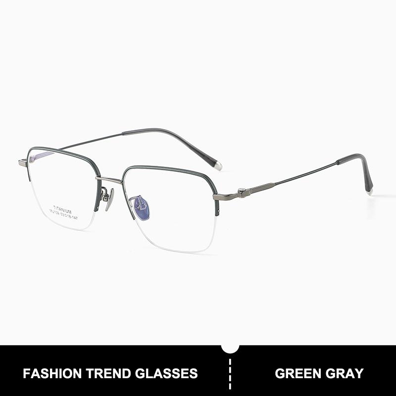 

Business Leisure Polygonal Glasses Frames UltraLight Titanium Retro Unisex Classic Full Rim Eyewear Handmade Luxury Eyeglasses