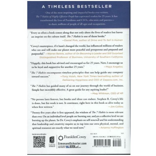 The 7 Habits of Highly Effective People: Powerful Lessons in Personal Change Paperback – Special Edition, November 19, 2013