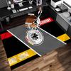 1pc Football Club Logo Print Area Rug - Soft, Washable Non-Slip Indoor Mat for Office Chairs, Living Room, Home Office Decorative Rug