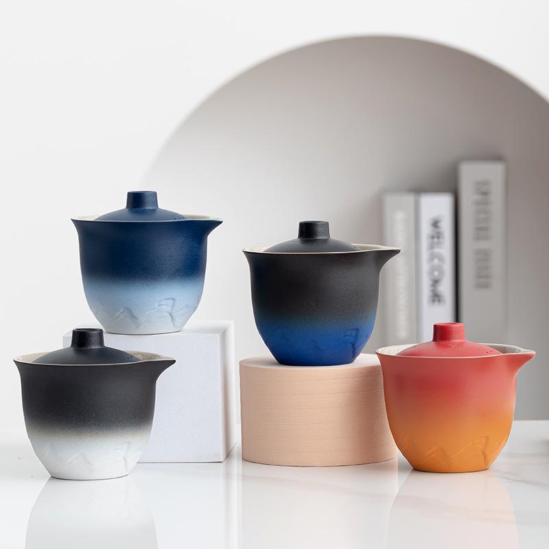 Kung Fu Travel Tea Set: Portable Quick Cup for On-the-Go Outdoor Tea Activity