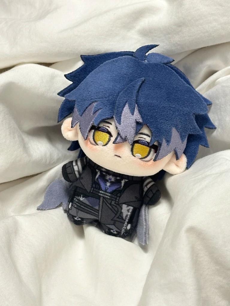 10cm Anime Venti Cosplay Plush Stuffed Body Doll Backpack Ornaments Pendant Christmas Gifts