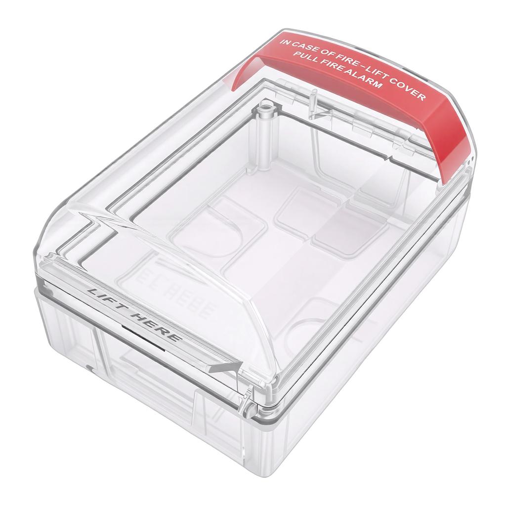 Fire Alarm Pull Station Cover Manual Call Point Protective Guard Prevent Accidental Trigger Physical Damage Dust and