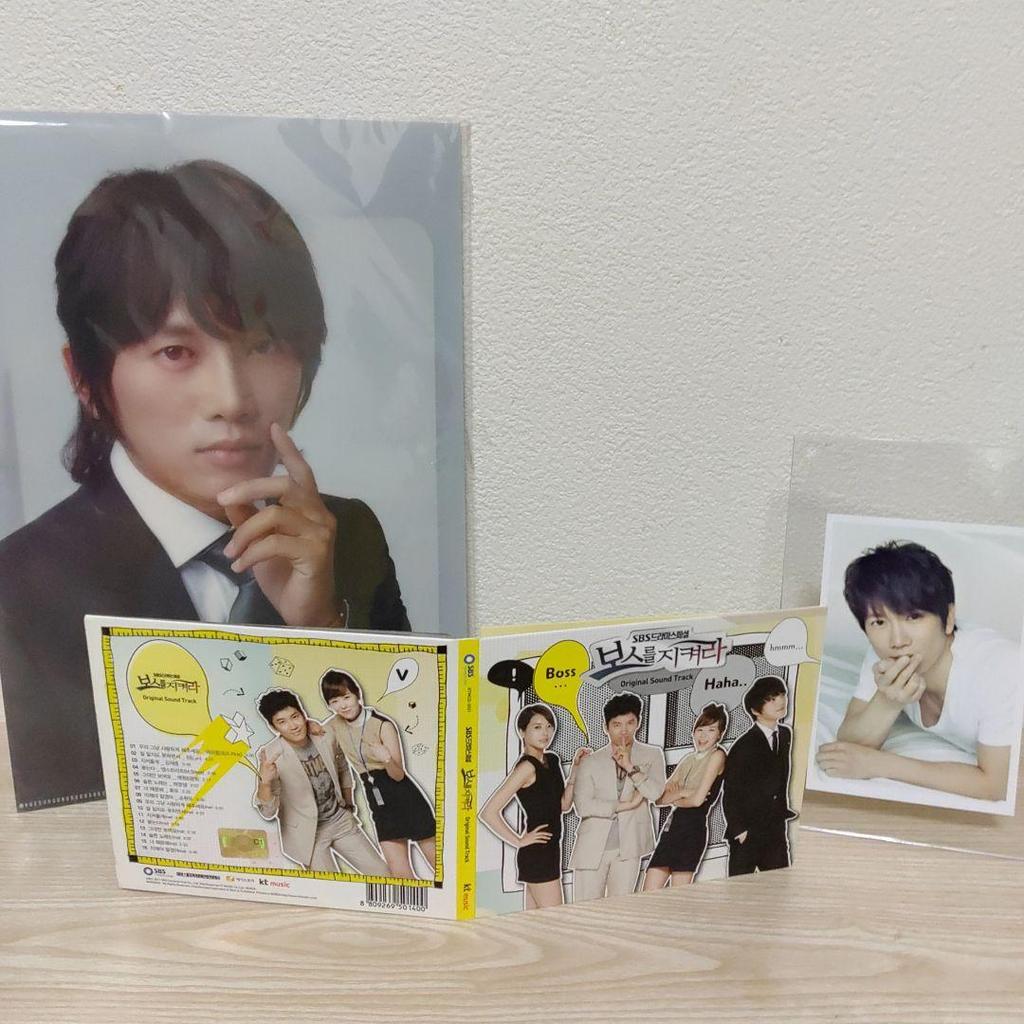 [USED] Ji Sung (Protect the Boss) Original Soundtrack CD with Clear File and L-size Photo
