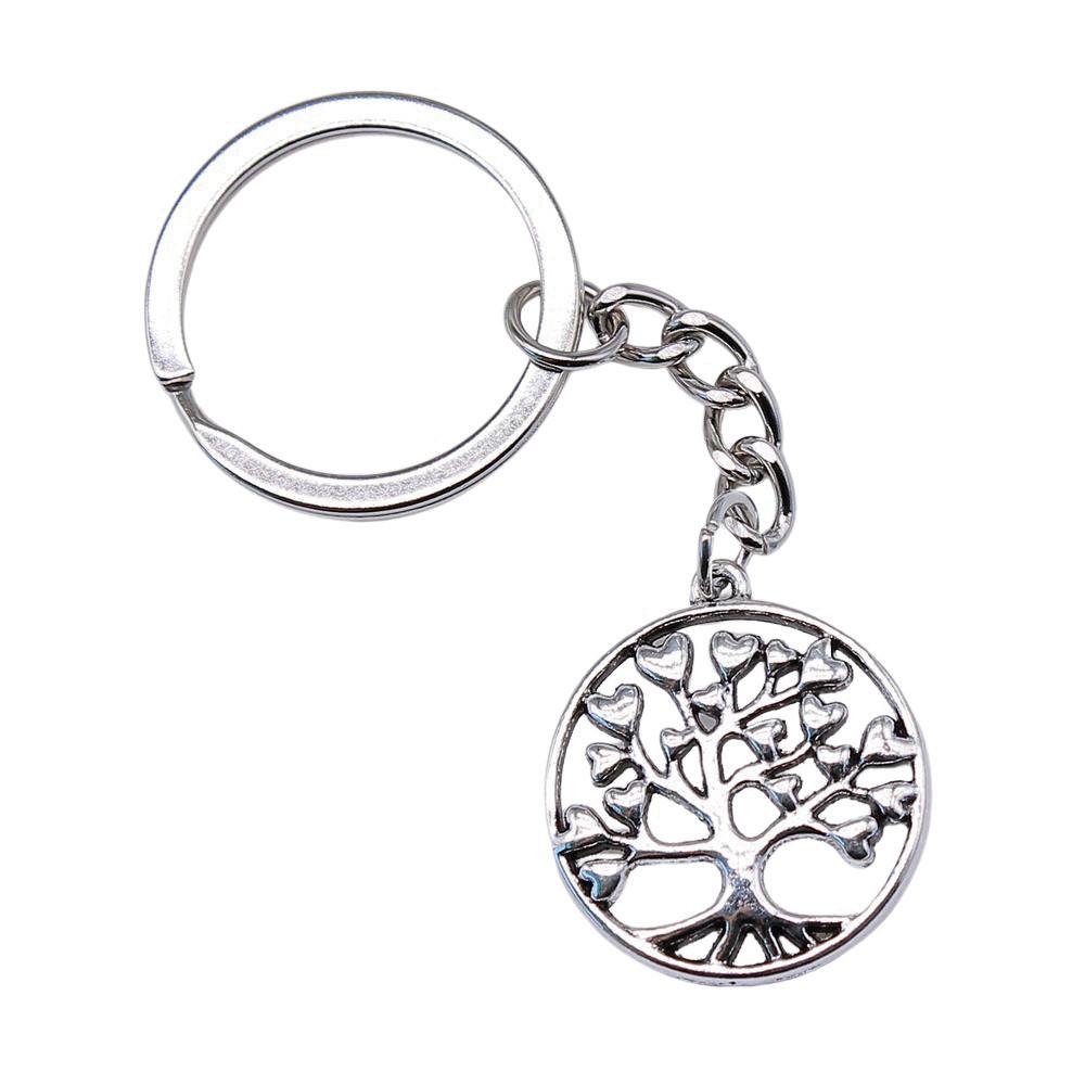 Kabbalah Lucky Charm Tree Of Life Keychain Love Key Ring 28mm